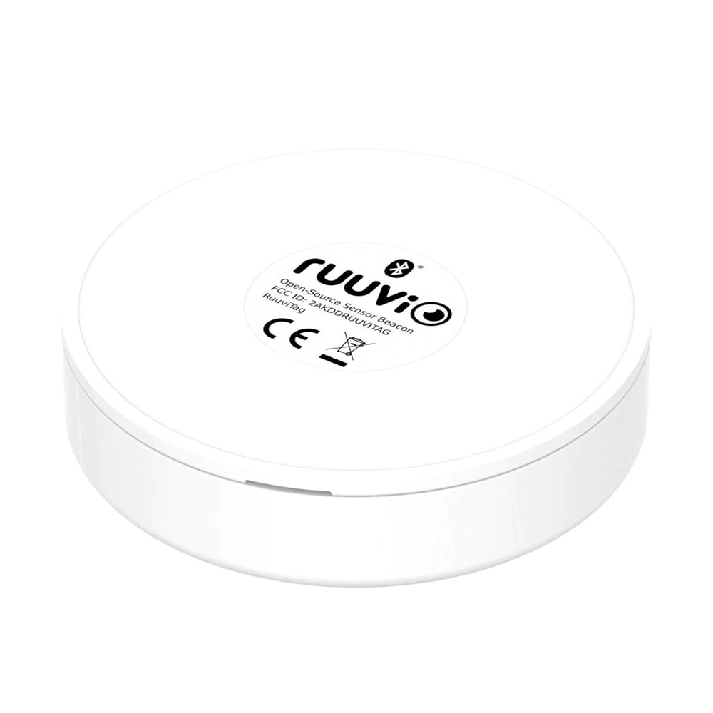 Ruuvi Tag 4in1 Bluetooth-Sensor für Temperatur, Feuchtigkeit, Luftdruck und Bewegung Smart-Messgerät