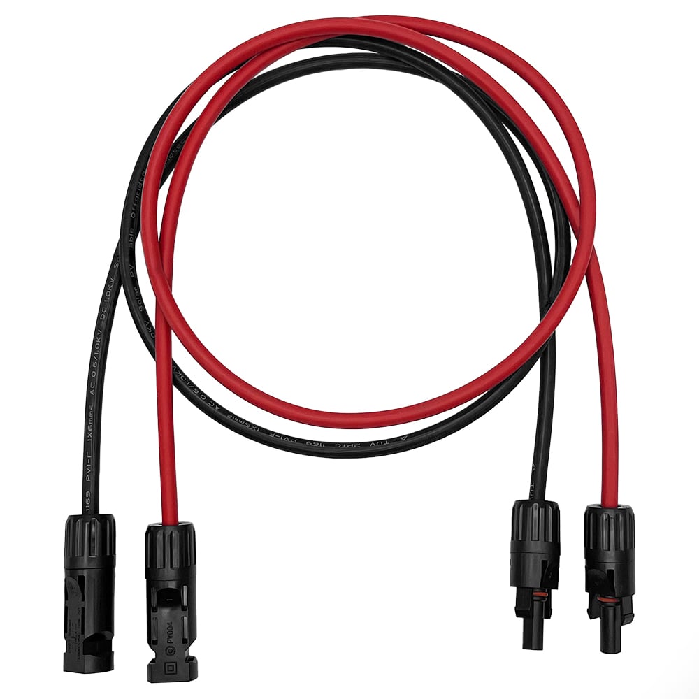 Offgridtec 1m MC4 to MC4 connection cable 6mm² red/black