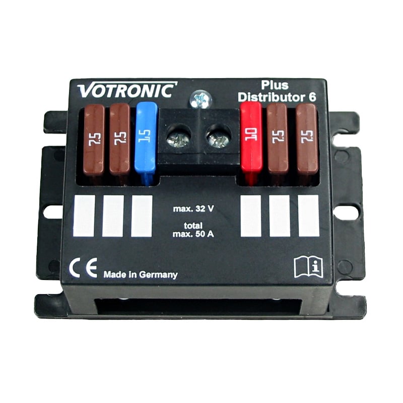 Votronic 1256 LCD-Voltmeter S für SR u. MPP Laderegler