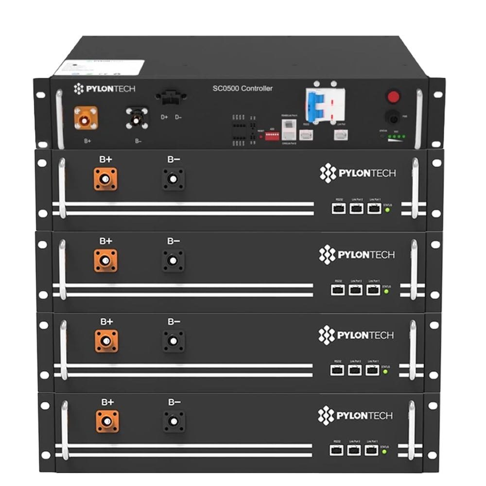 Pylontech Powercube x1 v2 9.6kWh storage set h48050 with bms sc500-100s