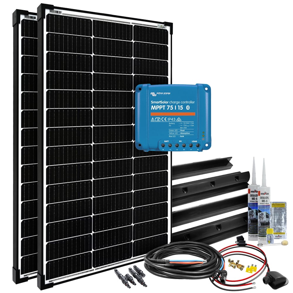 Offgridtec mPremium+ l 200w 12v mppt Caravane Solaranstallation