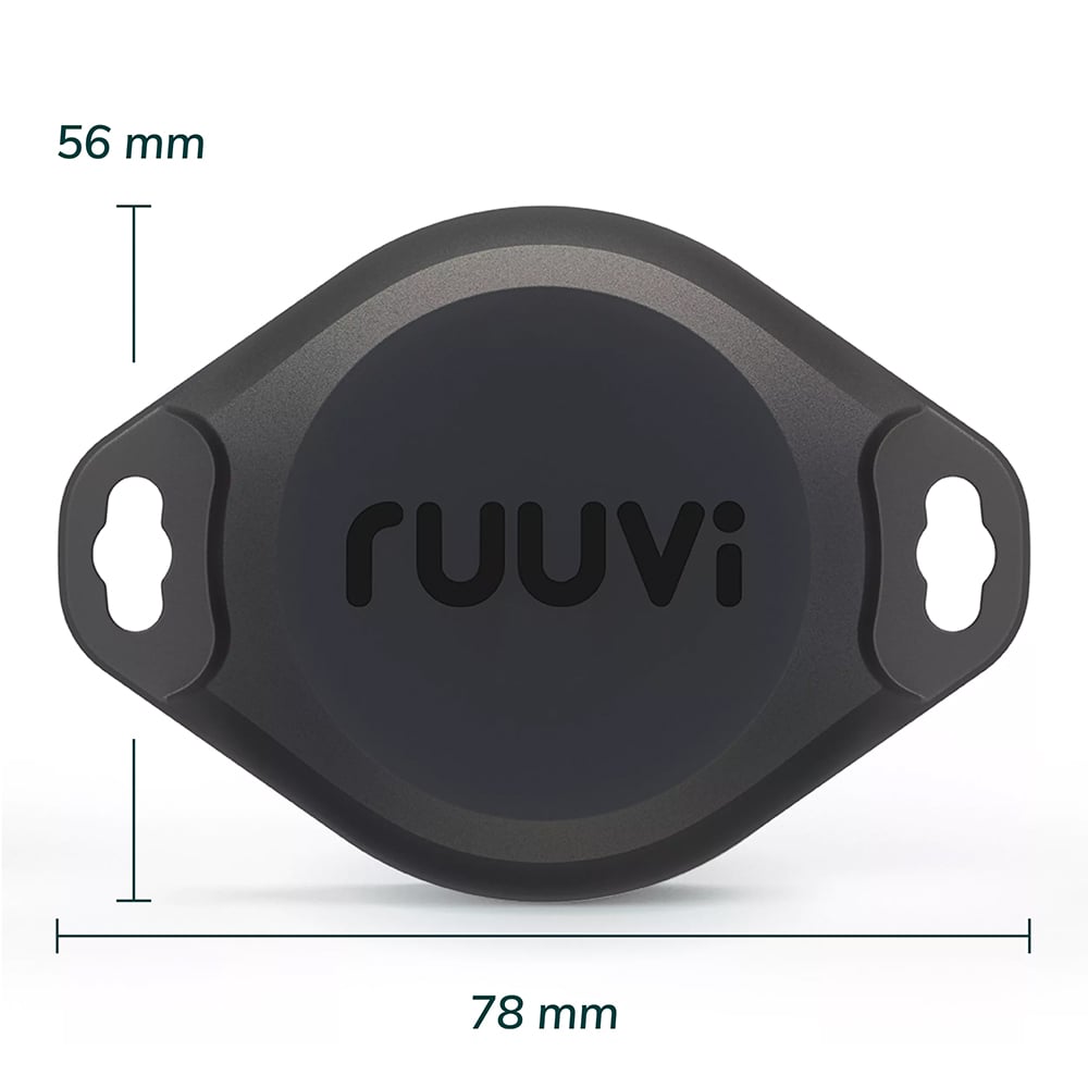 Ruuvi Tag Pro 4in1 Bluetooth sensor for temperature, humidity, air pressure and motion smart meter